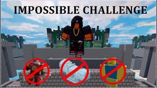 doing the HARDEST challenge in roblox bedwars....