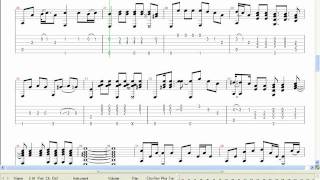 From ultimate guitar.com. i play this in a video here at my site. you
can see the hand and fingering positions on it.