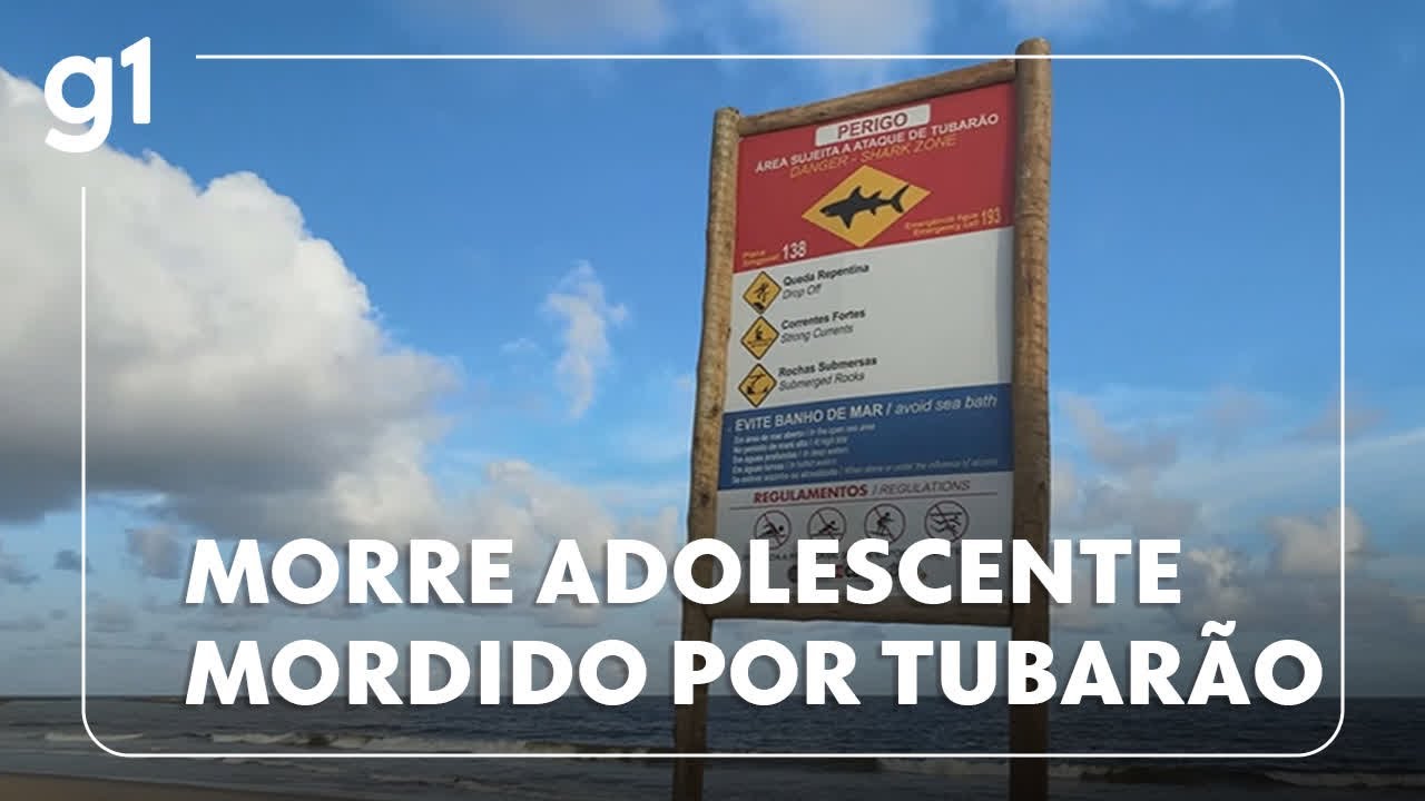 Morre adolescente mordido por tubarão em Olinda
