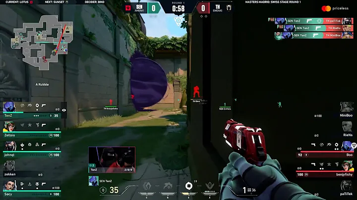 SEN TenZ ACE in The First Round vs Team Heretics | VCT Masters Madrid 2024