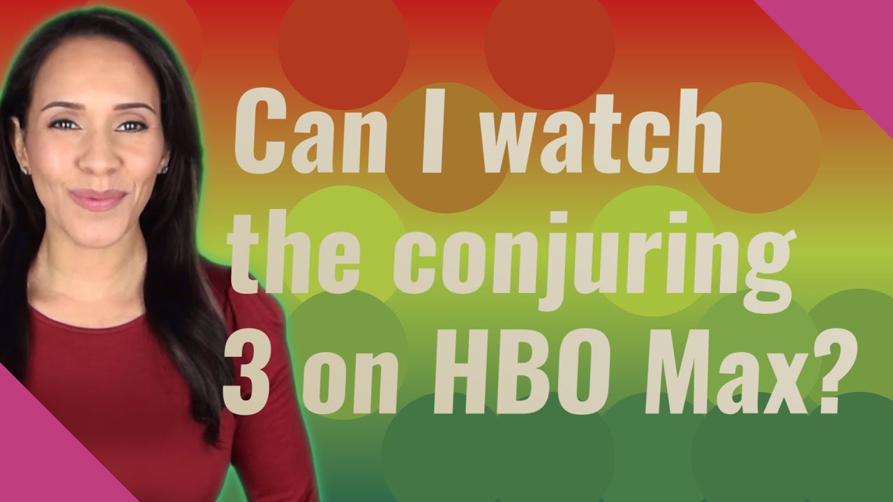 Can I watch the conjuring 3 on HBO Max? - YouTube