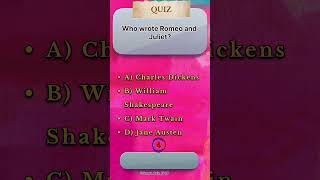 Who Wrote Romeo And Juliet?