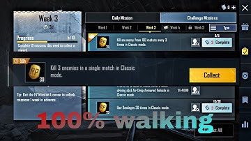 Kill 3 enemies in a single match in classic mode