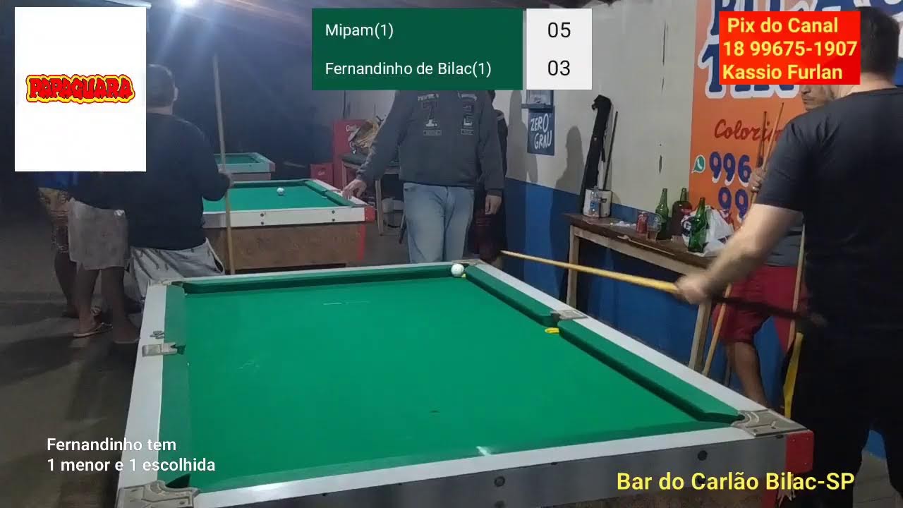 Mipam vs Pará de Tanabi 10K em jogo. Sinuca ao vivo #sinuca #sinuquinha 