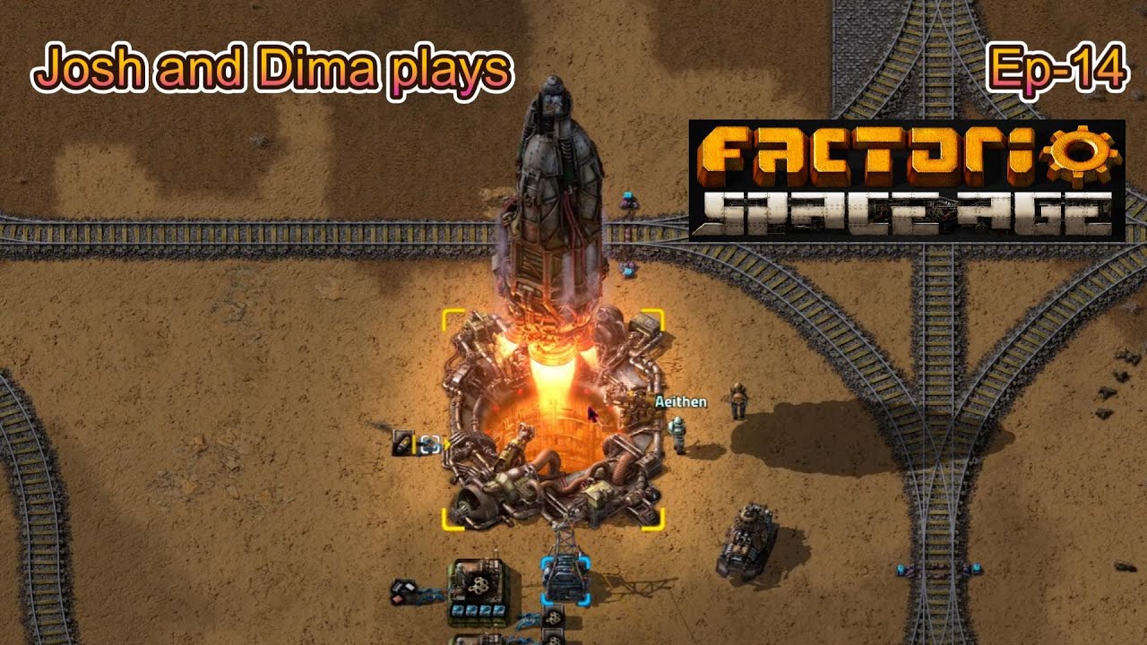 Josh and Dima play Factorio Space Age, Ep #14 Space is on the menu ...