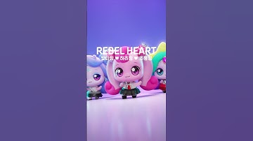Thumbnail of CHUIVE - REBEL HEART❤️‍🔥🔥​⁠ @IVEstarship  #캐치티니핑 #ive #REBEL_HEART #teenieping