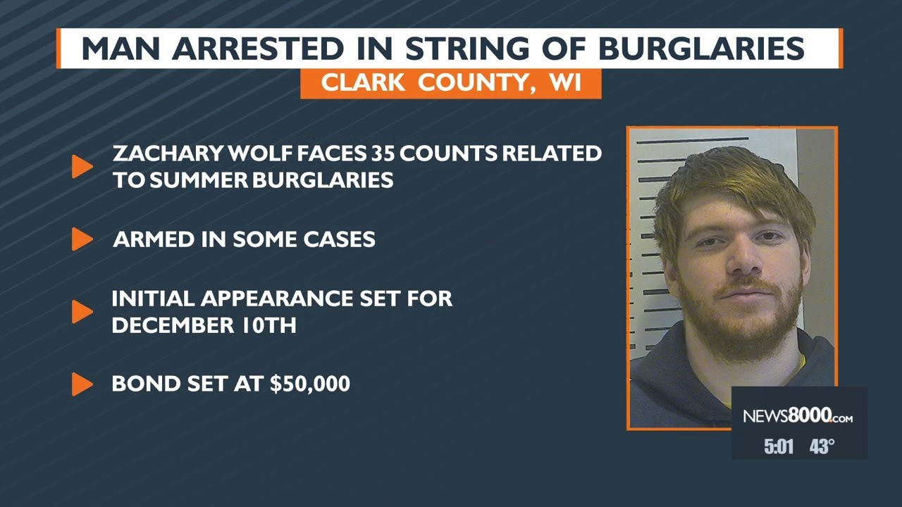 Man arrested in string of burglaries - YouTube