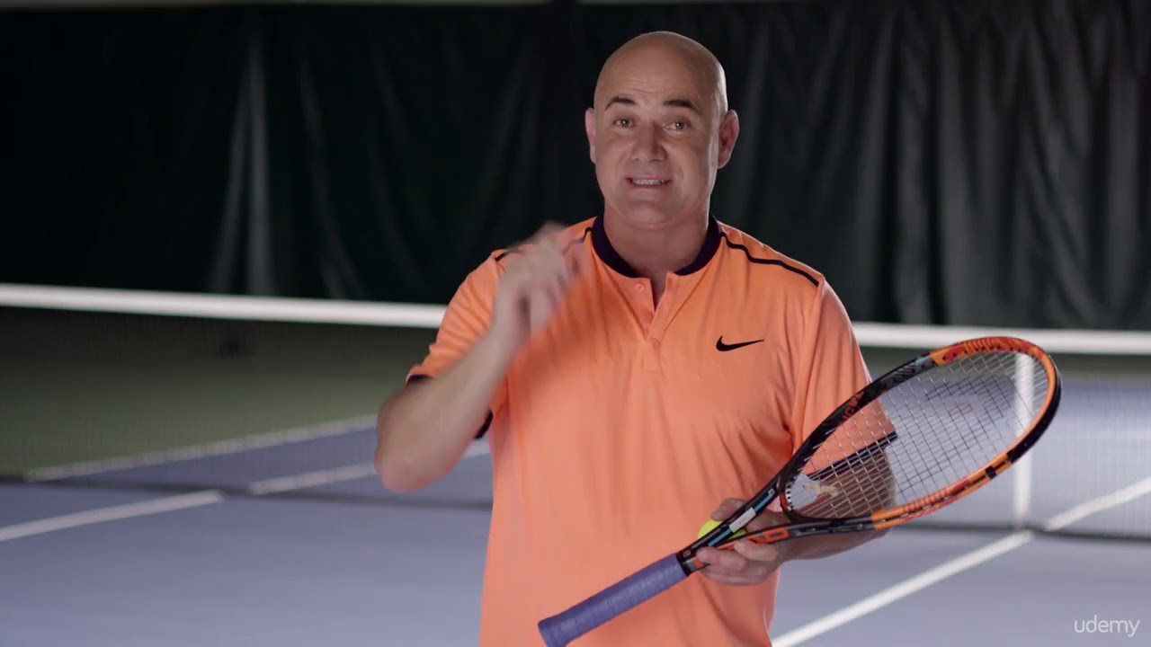 Elevate Your Tennis Game Learn from Champion Andre Agassi Disguising Your Serve