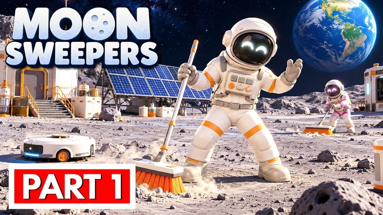 Cleaning moon until I give up | Day-1 | #Moon Sweepers #chillstream ...