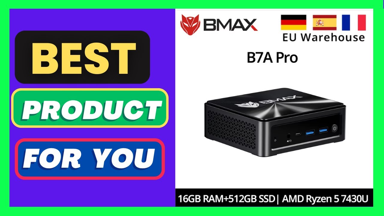 起動確認のみ BMAX B7A Pro Ryzen 5 7430U 32GB BMAX B7A Pro AMD Ryzen 5 7430U