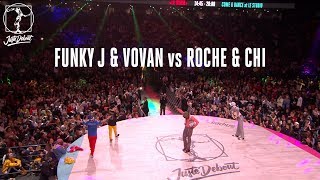 Locking Quarter Final  Juste Debout 2018  Roche & Chi vs Funky J & Vovan