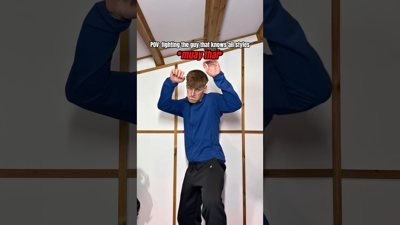 Fighting the guy who knows all styles…