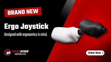 Experience the BRAND NEW MaxxStick Ergo Keyboard Joystick