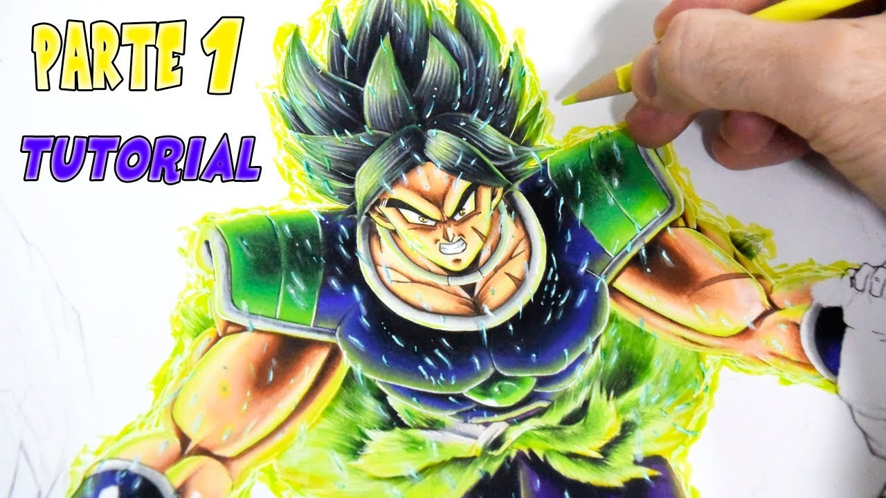 Como Dibujar a Goku y Vegeta SSG VS Broly | PARTE 1 | Dragon Ball Super -  YouTube