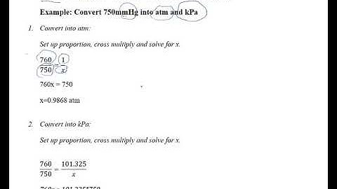 Converting Units of Pressure