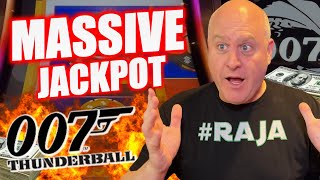 James Bond 007 Thunderball High Limit Slots ✦ Massive Chip Jackpot in Vegas!