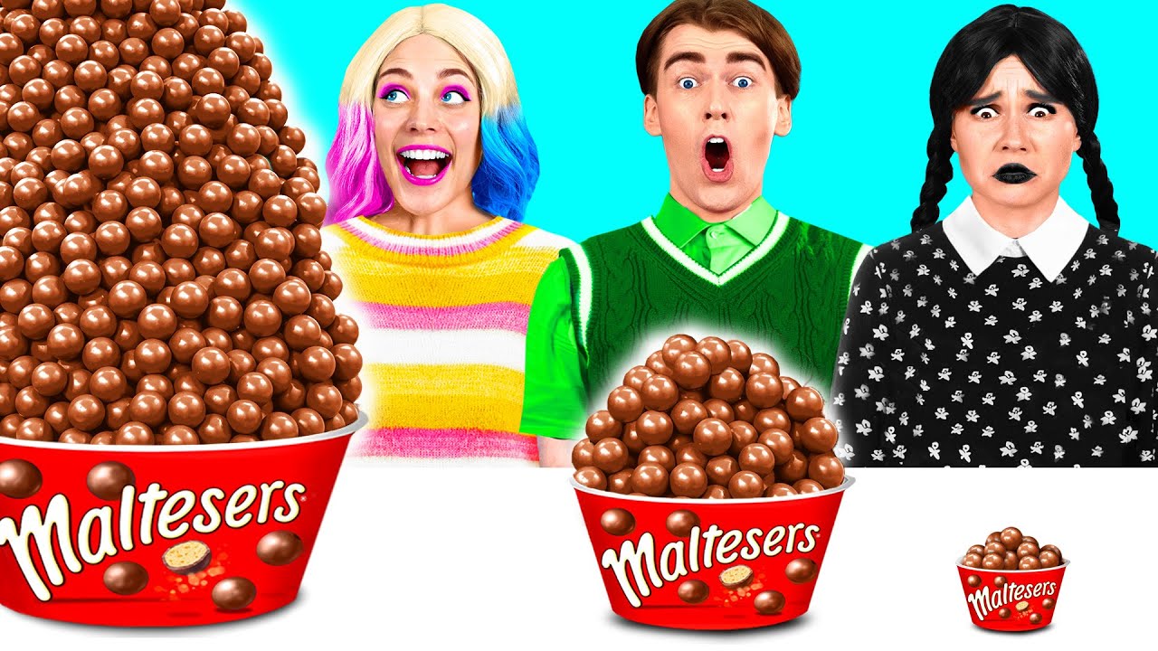 Большая, Средняя или Маленькая Тарелка Челлендж | Фантастические Лайфхаки с Едой GoFun Challenge