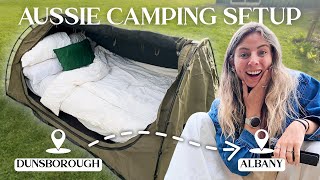First Time Sleeping in a Swag in Australia 🇦🇺