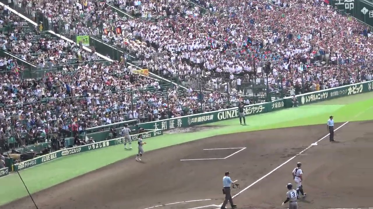 慶応義塾 6回表の攻撃「代打清原」で大歓声→空気一変〜大応援〜一挙６得点の逆転 沖縄尚学vs慶應義塾【準々決勝】2023年8月19日 第105回 阪神甲子園球場 令和5年 夏の全国高校野球【ベスト8】