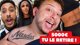 BILEL SE FAIT TATOUER " NASDAS" ! Il pète un cable....