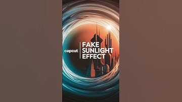 Create a Fake Sunlight Effect in Capcut | capcut edit tutorial 🔥🤯 #shorts