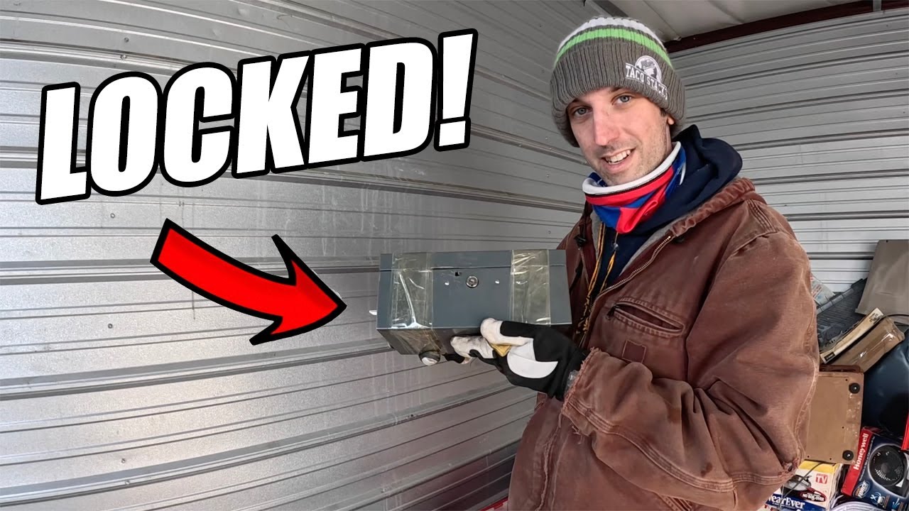 Found a LOCKED SAFE in an Abandoned Storage Unit! - What's Inside ...