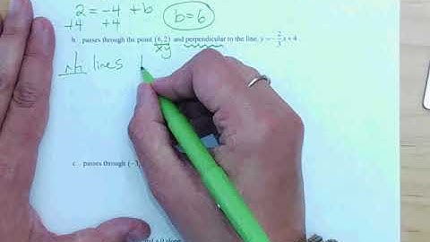 Review of Graphing Lines Part 3