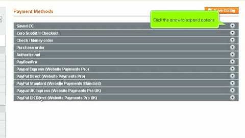 How to configure payment methods in Magento Commerce