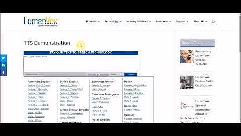 Fromtexttospeech not Working, a look at LumenVox which has all Ivona Voices | Tech/Mechanical Video
