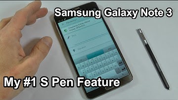 My #1 S Pen Feature on the Samsung Galaxy Note 3 (Direct Pen Input)