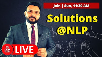 Solve Your Problems With NLP | LIVE Session | VED [in Hindi]