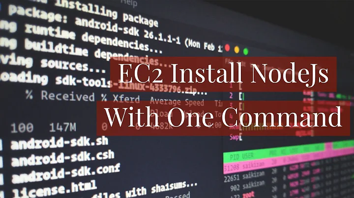 AWS EC2 Install NodeJs | Easily