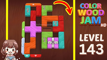 Color Wood Jam Level 143 Solution Walkthrough