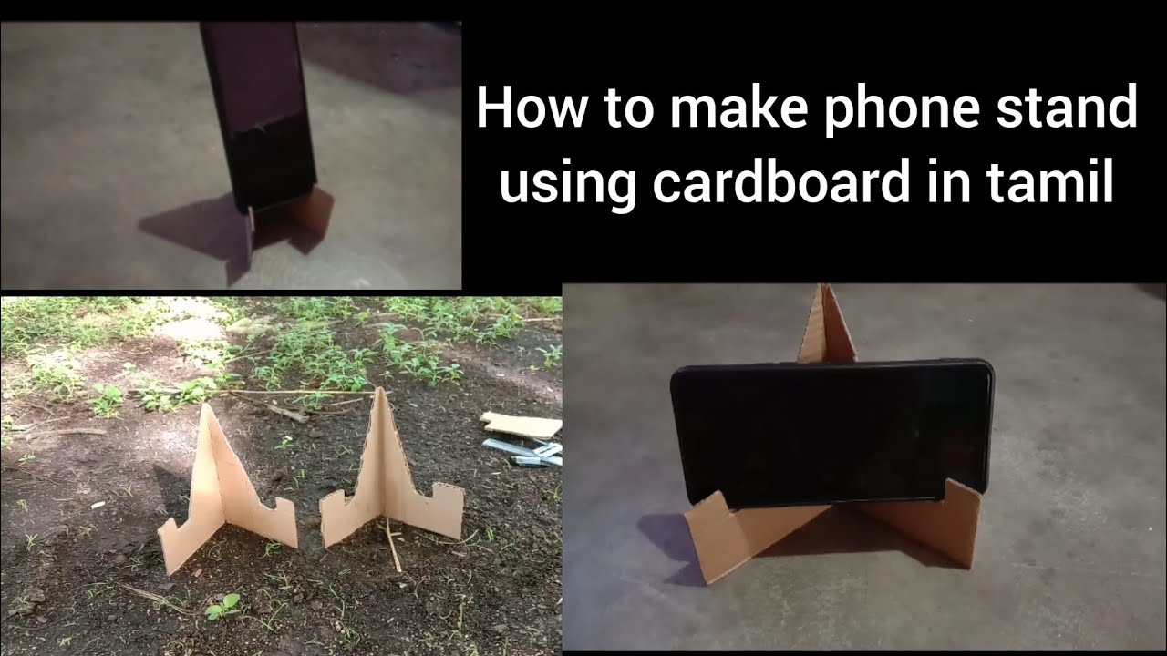 How To Make Phone Stand Using Cardboard In Tamil YouTube how-to-make-phone-stand-using-cardboard-in-tamil-youtube
