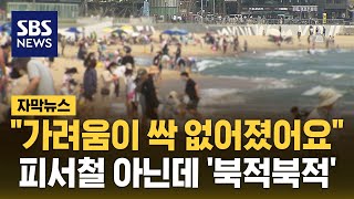 "소변은 한 번만…눈이 번쩍" 해운대로 몰려든 사람들 (자막뉴스) / SBS