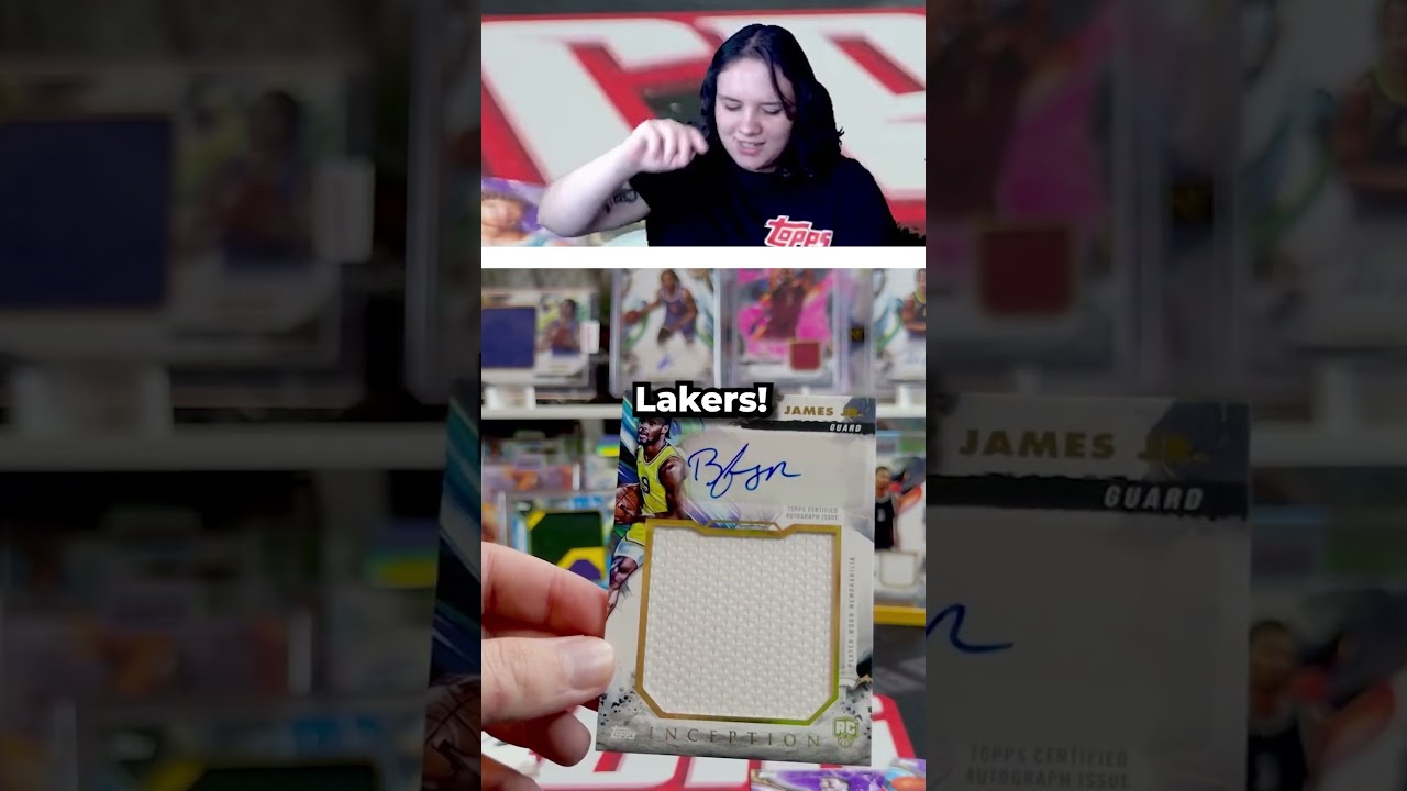 🚨 BRONNY AUTO PATCH 🚨Pulled straight from Topps Inception at Big Cards Hobby Store