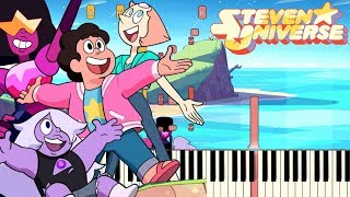 Video thumbnail of "Happily Ever After - Steven Universe: The Movie | Piano Tutorial (Synthesia)"
