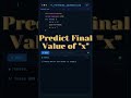 C++ Practice Q4 | Variables Update in C++ #shorts