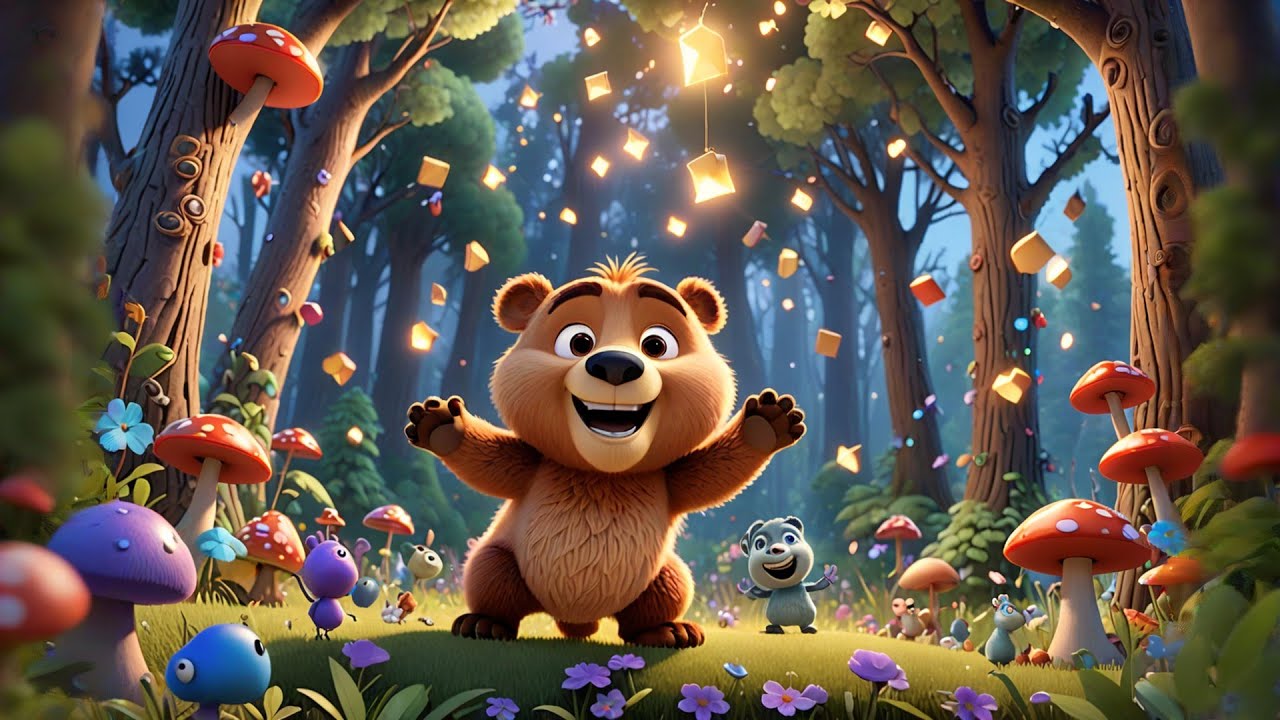 Three Bouncing Bears Count to Ten | Fun Counting Song for Kids | Bear Adventure Rhyme