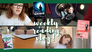 Space Museum trip, dying my hair and binging an audiobook | weekly reading vlog 16