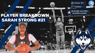 Uconn Womens Basketball Player Breakdowns Sarah Strong