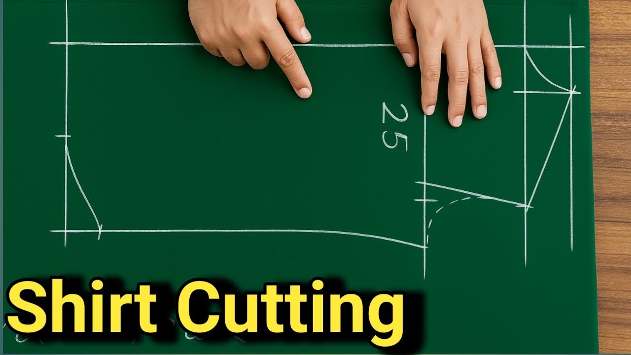 ৬ থেকে ১১ বছর শিশুদের হাফ শার্ট কাটিং সহজ উপাই  St_TailorBD