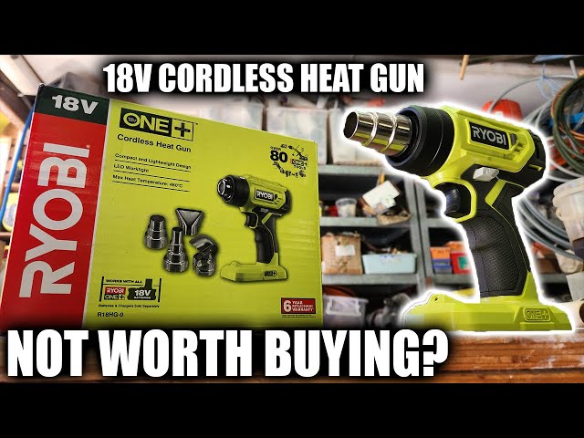 NEW HEAT GUN 🔫 . Unboxing my new Ryobi Heat Gun! . After my previous heat  gun literally died part way through a project it was time to get a