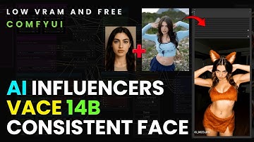REALISTIC AI INFLUENCERS WITH VACE 14B + FACE SWAP + CausVid - Consistent From Image (ComfyUI)