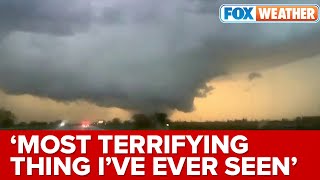 'Most Terrifying Thing I've Ever Seen' Nebraska Family Encounters Tornado While Driving During Storm