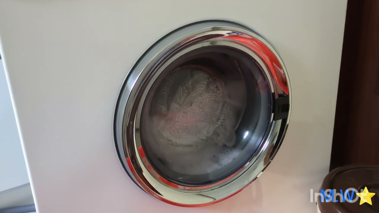 Gardinen Waschen/ Feinwäsche/40 Grad / Persil megapearls/ #cleantok #washingmachine #laundry 