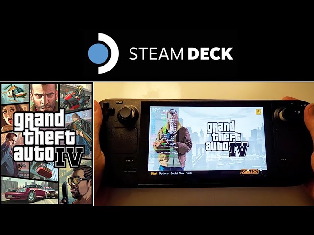 Grand Theft Auto 4, Steam Deck 40FPS Gameplay & Settings