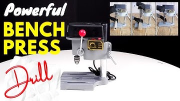 MINI DRILL PRESS STAND 340W | How to build a Drill Press (Drill Guide) Machine