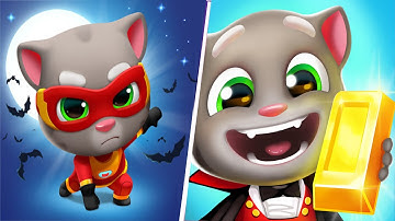 Talking Tom Hero Dash VS Talking Tom Gold Run - Gameplay Walkthrough - All Levels IOS,  (Ep-32)