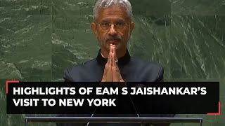 Highlights of EAM S Jaishankar’s visit to New York amid India-Canada standoff
